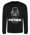 Світшот Best father ever Darth Чорний фото