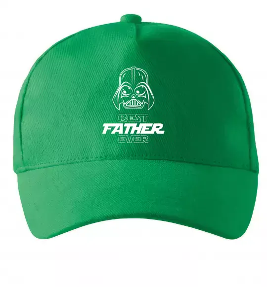 Кепка Best father ever Darth Зеленый фото