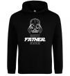 Мужская толстовка (худи) Best father ever Darth Черный фото