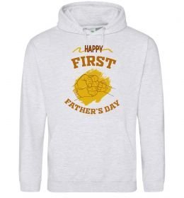 Мужская толстовка (худи) Happy first father's day