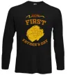 Лонгслив Happy first father's day Черный фото