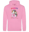Чоловіча толстовка (худі) Daddy of the birthday princess Рожевий Чоловіча толстовка (худі) Daddy of the birthday princess Рожевий фото