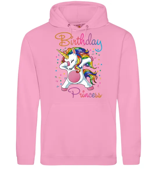 Жіноча толстовка (худі) Birthday princess Рожевий фото