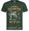 Мужская футболка Fit Is Not A Destination Темно-зеленый фото