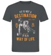 Чоловіча футболка Fit Is Not A Destination Графіт фото