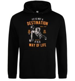 Мужская толстовка (худи) Fit Is Not A Destination