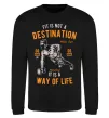 Світшот Fit Is Not A Destination Чорний фото
