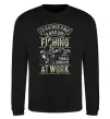 Світшот Fishing day Чорний фото
