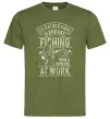 Мужская футболка Fishing day Оливковый Мужская футболка Fishing day Оливковый фото
