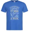 Мужская футболка Fishing day Ярко-синий Мужская футболка Fishing day Ярко-синий фото