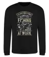 Свитшот Fishing day Черный Свитшот Fishing day Черный фото