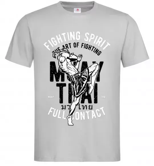 Чоловіча футболка Fighting Spirit Сірий фото