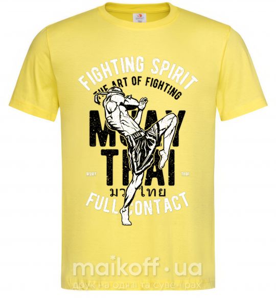 Мужская футболка Fighting Spirit Лимонный фото