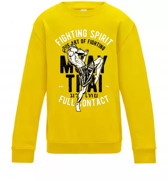 Детский Свитшот Fighting Spirit Солнечно желтый фото