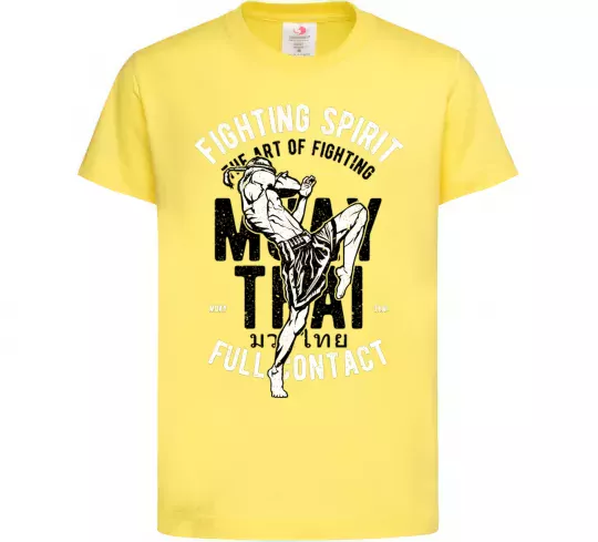Детская футболка Fighting Spirit Лимонный фото