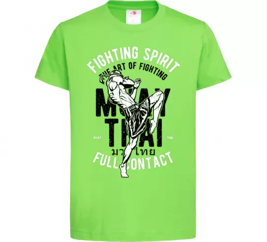 Детская футболка Fighting Spirit Лаймовый фото