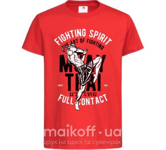 Детская футболка Fighting Spirit Красный фото