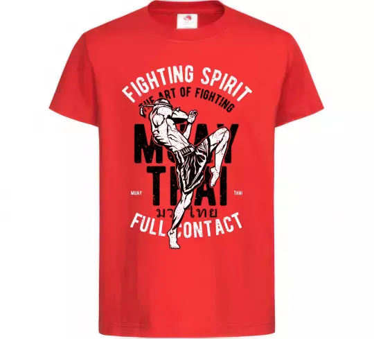 Детская футболка Fighting Spirit Красный фото