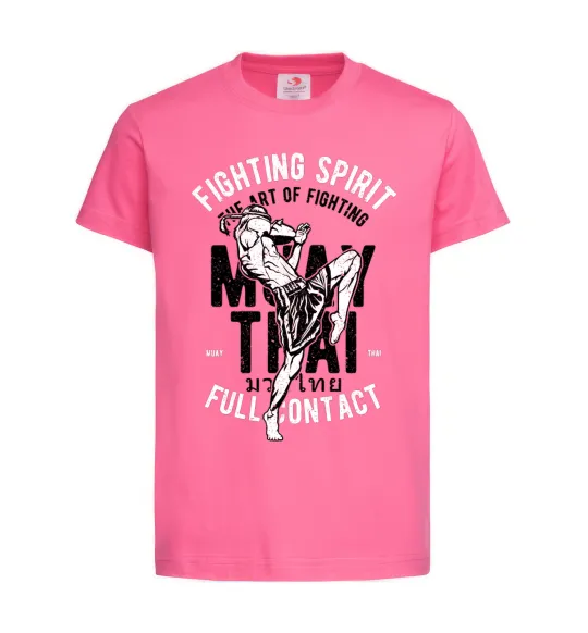 Детская футболка Fighting Spirit Ярко-розовый фото
