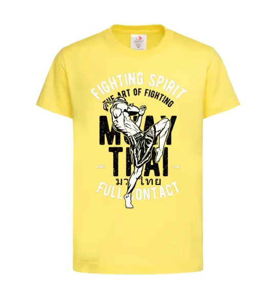 Детская футболка Fighting Spirit Лимонный фото