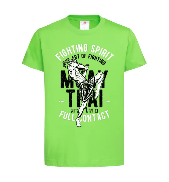 Детская футболка Fighting Spirit Лаймовый фото