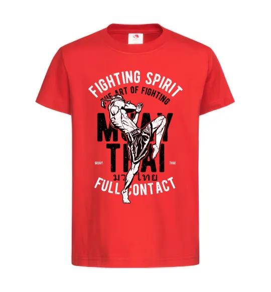 Детская футболка Fighting Spirit Красный фото