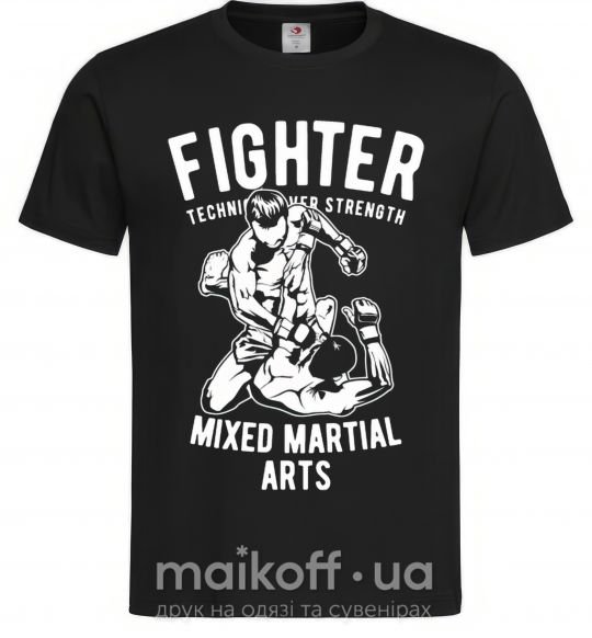 Чоловіча футболка Mixed Martial Fighter Чорний фото