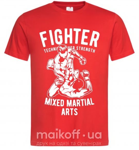 Мужская футболка Mixed Martial Fighter Красный фото