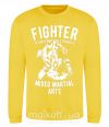 Свитшот Mixed Martial Fighter Солнечно желтый фото
