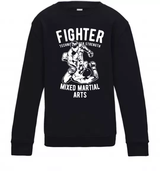 Детский Свитшот Mixed Martial Fighter Черный фото