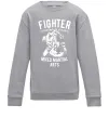 Детский Свитшот Mixed Martial Fighter Серый меланж фото
