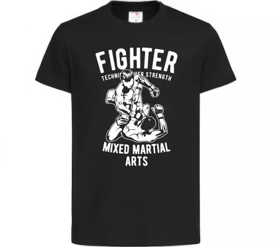 Детская футболка Mixed Martial Fighter Черный фото