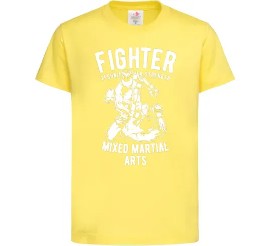 Детская футболка Mixed Martial Fighter Лимонный фото