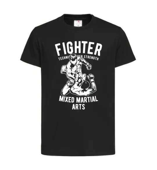 Дитяча футболка Mixed Martial Fighter Чорний фото