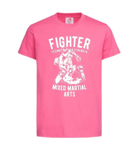 Дитяча футболка Mixed Martial Fighter Яскраво-рожевий фото