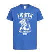 Дитяча футболка Mixed Martial Fighter Яскраво-синій фото