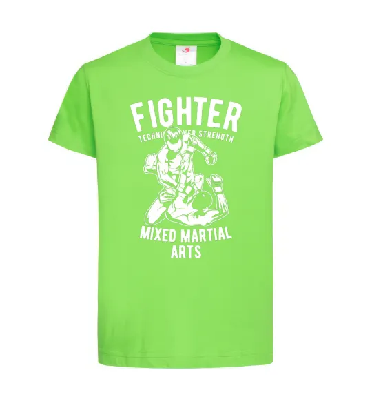 Дитяча футболка Mixed Martial Fighter Лаймовий фото