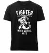 Мужская премиум футболка Mixed Martial Fighter Черный фото