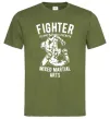Мужская футболка Mixed Martial Fighter Оливковый Мужская футболка Mixed Martial Fighter Оливковый фото