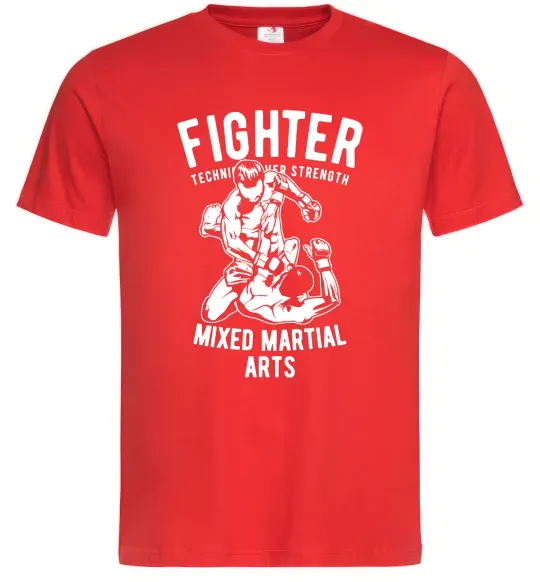 Мужская футболка Mixed Martial Fighter Красный фото