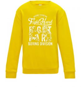 Детский Свитшот Fight Hard boxing division