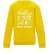 Детский Свитшот Fight Hard boxing division Солнечно желтый фото