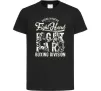 Детская футболка Fight Hard boxing division Черный фото