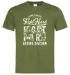 Мужская футболка Fight Hard boxing division Оливковый Мужская футболка Fight Hard boxing division Оливковый фото
