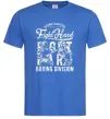 Мужская футболка Fight Hard boxing division Ярко-синий Мужская футболка Fight Hard boxing division Ярко-синий фото
