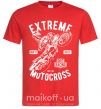 Мужская футболка Extreme Motocross Красный фото