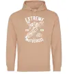 Мужская толстовка (худи) Extreme Motocross Песочный фото