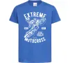 Детская футболка Extreme Motocross Ярко-синий Детская футболка Extreme Motocross Ярко-синий фото
