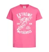Детская футболка Extreme Motocross Ярко-розовый фото
