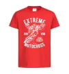 Детская футболка Extreme Motocross Красный фото